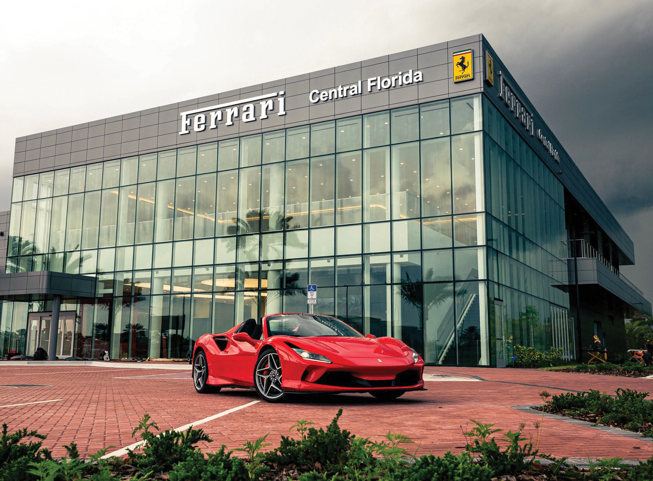 THE COUNTRY'S LARGEST DUAL-BRANDED FERRARI DEALERSHIP OPENS IN